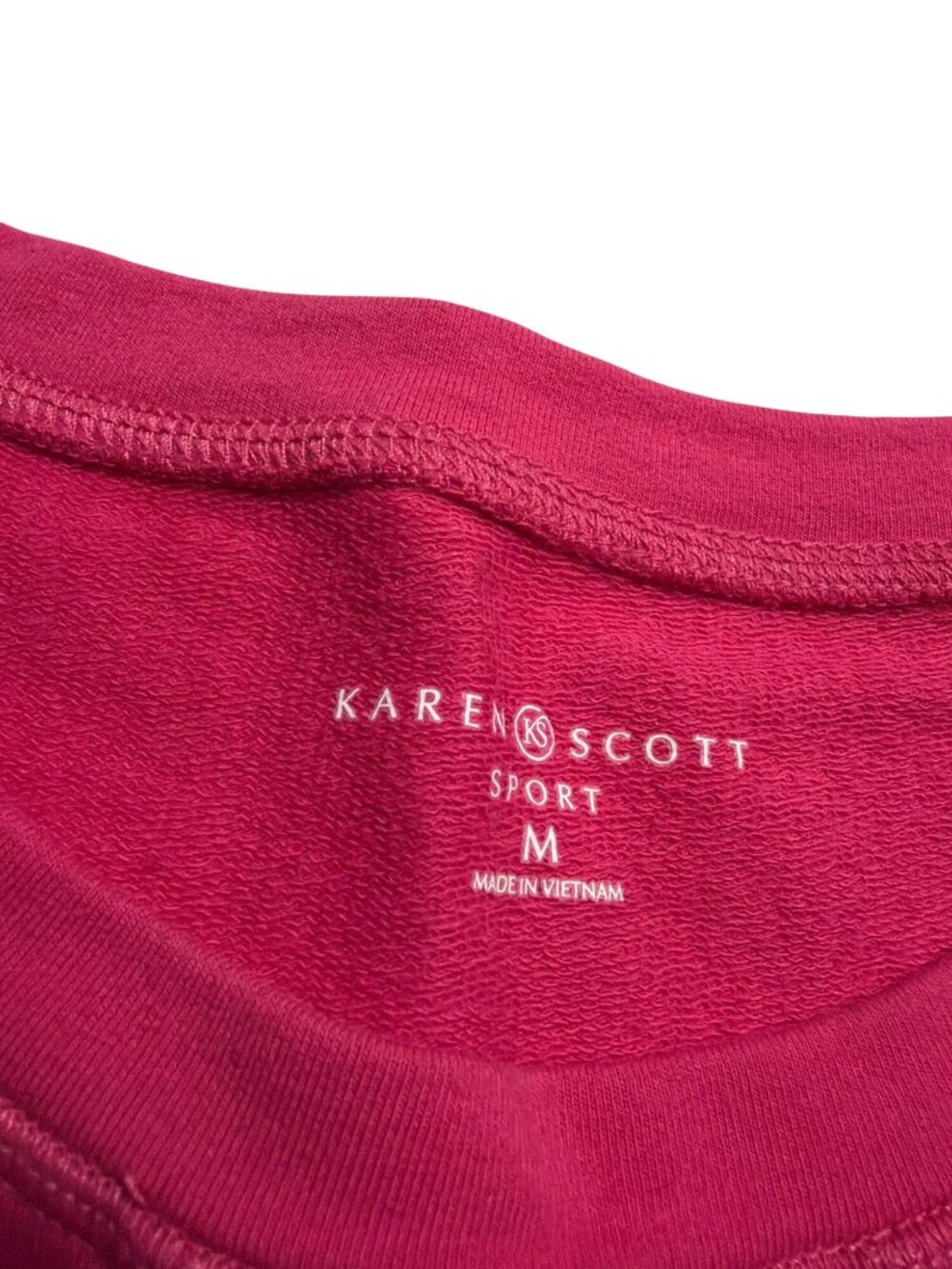 Karen Scott Pink tunic with Silver grommets - Picture 5 of 8